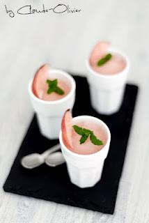 Un sorbet de saison, avec une note exotique !