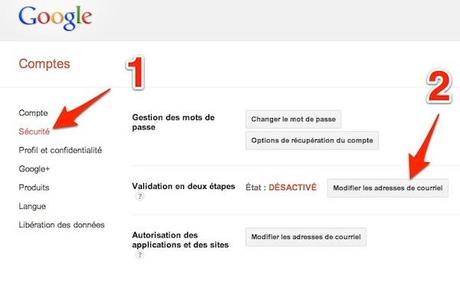google validation en deux etapes 1 Google: Comment activer la validation en deux étapes [Sécurité]