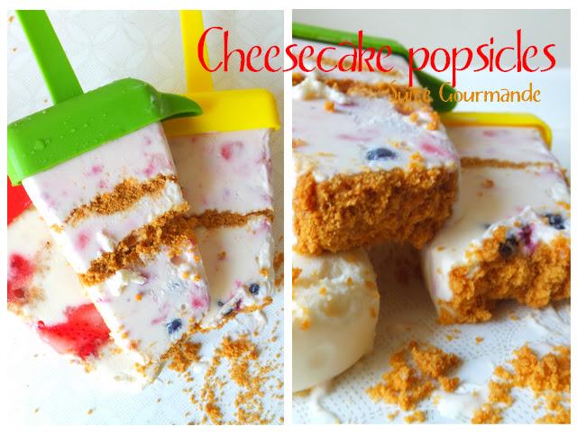 Cheesecake popsicles!