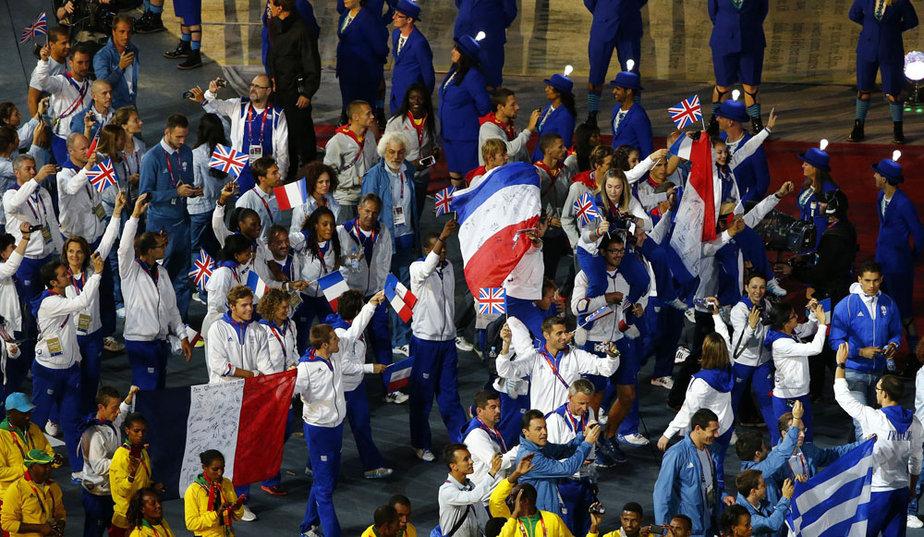 La France défile - La cérémonie de clôture des JO de Londres en direct  - ParisMatch.com
