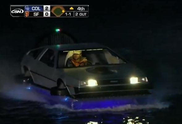 La DeLorean prend l’eau