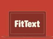 FitText, layout responsive redimensionnement dynamique fontes