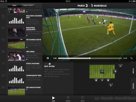 Canal Plus lance une application pour tablette pour mieux suivre les rencontres de Foot
