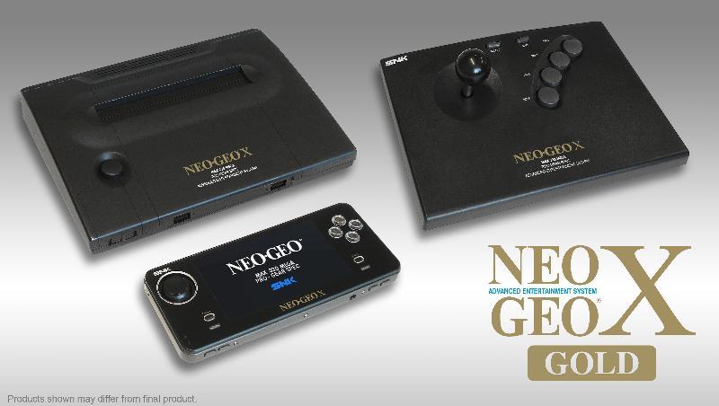 Set en 3 parties Neo Geo X Gold