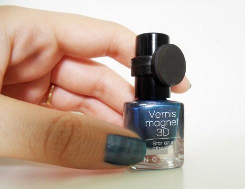 Ma 1ère manucure 3D avec le vernis Star Azur Attraction de Nocibe
