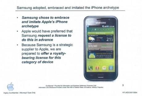 Apple vs Samsung : la licence à 30$ !
