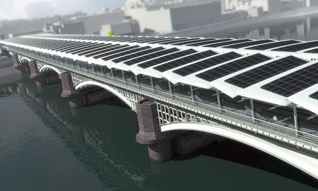 pont solaire à Blackfriars