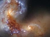 Beauté flamboyante galaxies Antennes