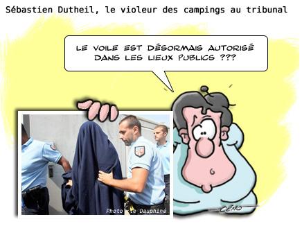 Céno Dessinateur - La Babole : Sébastien Dutheil, le violeur des camping en prison