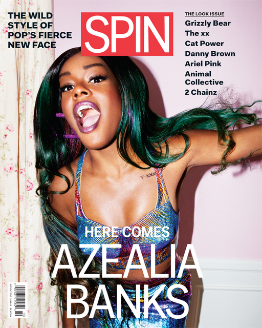 Azealia Banks dans Spin magazine (sept/oct 2012)