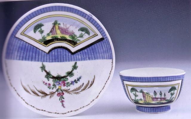 Porcelaines provenant de la manufacture Antonibon de Venise de 1780 à 1800