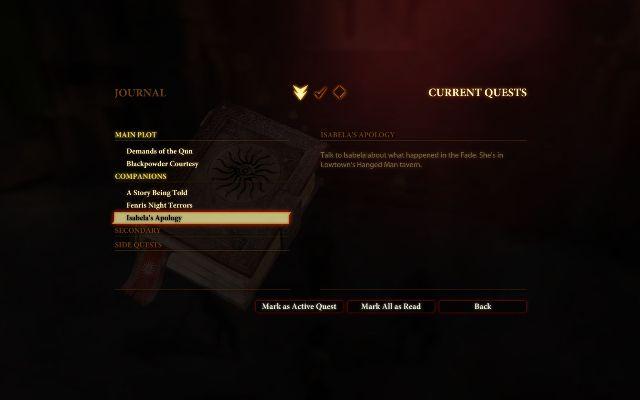 DragonAge2 quests