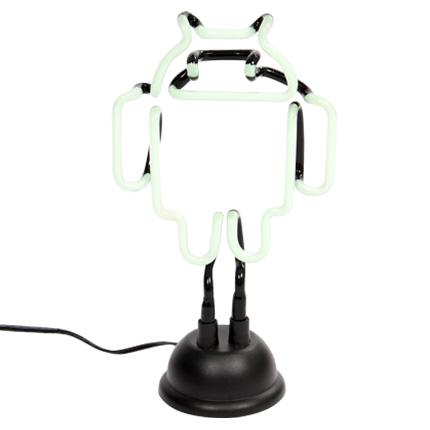 Une lampe néon Android