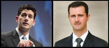 Extrémistes: Paul Ryan & Bachar Hafez al-Assad