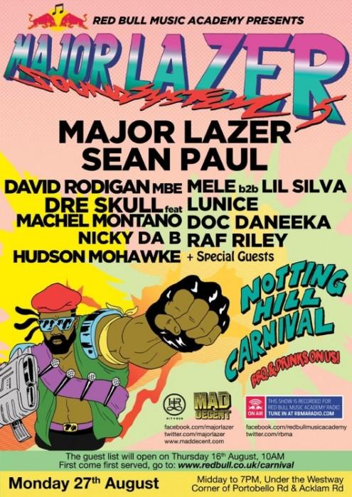 Major Lazer – Carnival 2012 Mix