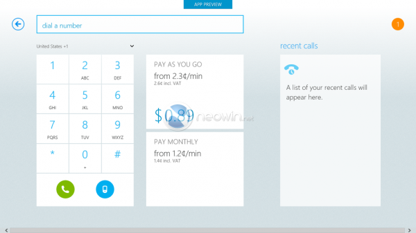 Premières images de Skype sur Windows 8