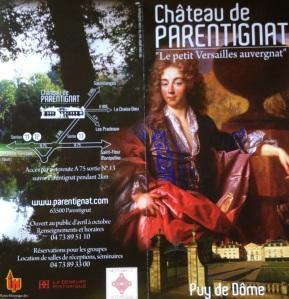 Château de PARENTIGNAT”le petit Versailles Auvergnat”