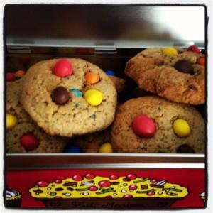 Mes cookies régressifs aux MMS… Vive la gourmandise !