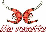 Pommes de terre, ail en chemise, tomates et crevettes