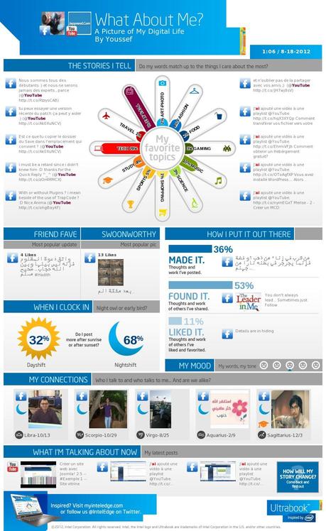 Créer une infographie de votre vie numérique avec « What About Me? »