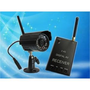 Camera sans fils 720p CCD IR avec Recepteur/Enregistreur sur TV ou PC