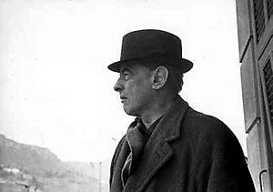 Witold Gombrowicz w Vence.