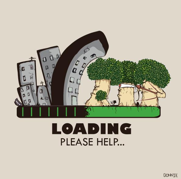 Design of the day : Loading, please help…