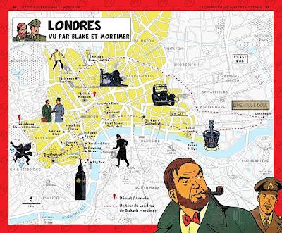 GeoGuide de Londres aux couleurs de Blake et Mortimer
