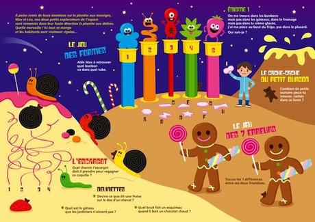 Illustration pour livret de jeux pour les restaurants Tablapizza