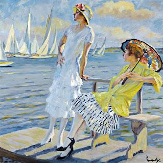 Edward Cucuel, An Outing by Boat