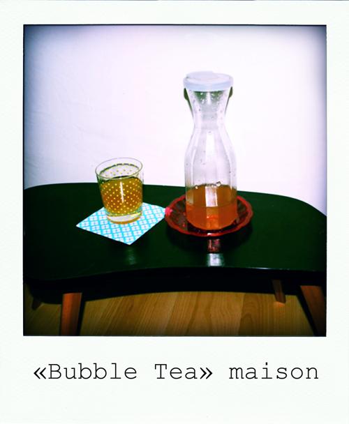 Mon “bubble tea” maison
