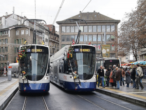 Le tram à Genève. Photo CC Flickr trams-lisbonne
