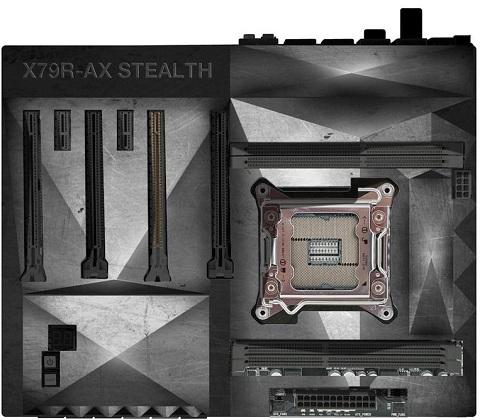ECS X79R-AX Stealth : le hardware à la sauce Gotham