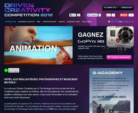CONCOURS «DRIVEN CREATIVITY» 2012