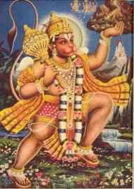 le dieu singe Hanuman