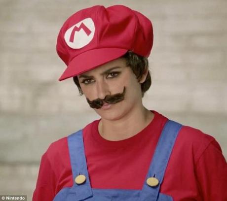 pénélope cruz mario bross nintendo