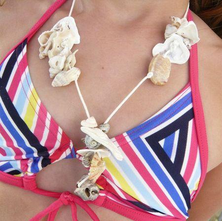 Bijoux coquillage collier