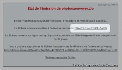 Divers : comment envoyer un grand nombre de photos par internet ?