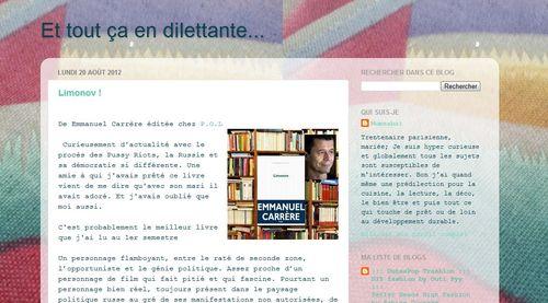 Et tout ça en dilettante..