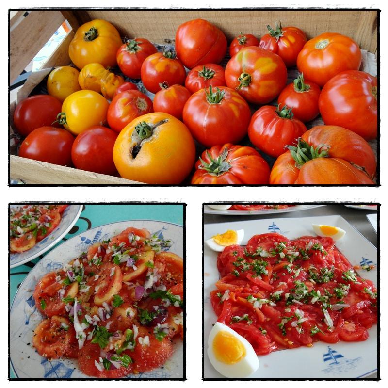 Salades de tomates vitaminées