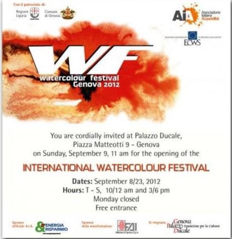 International Watercolour festival Genova 2012