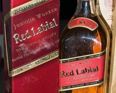 Not Johnnie Walker's Red Label Scotch...