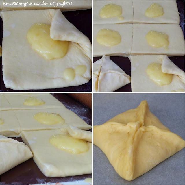 Petites brioches au lemon curd et graines de pavot