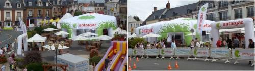 Prestataire technique événémentiel : Antargaz toujours fidèle aux structures de Go Up Concept sur le village du Tour de France