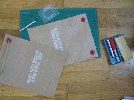 petit carnet etiquettes recuperation sac kraft