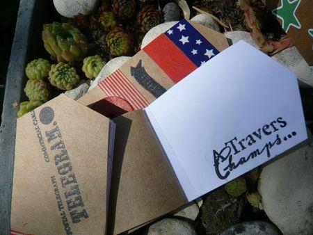 Petit carnet etiquettes recup