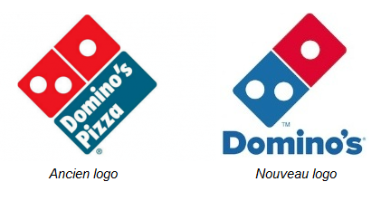 Domino’s pizza change de logo aux USA.