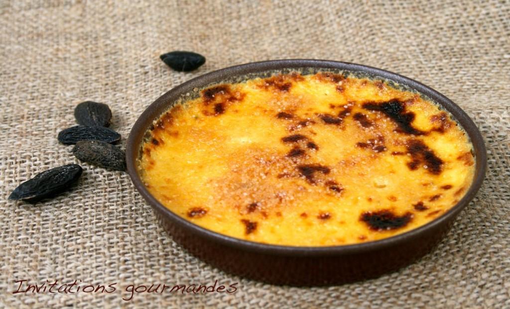 CRÈME BRÛLÉE À LA FÈVE TONKA