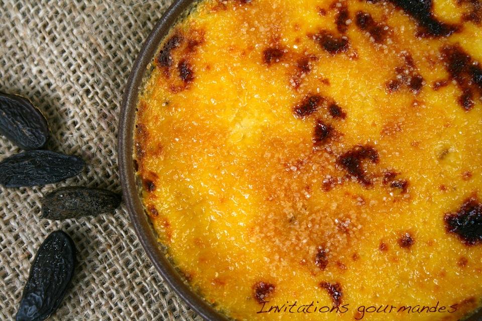 CRÈME BRÛLÉE À LA FÈVE TONKA