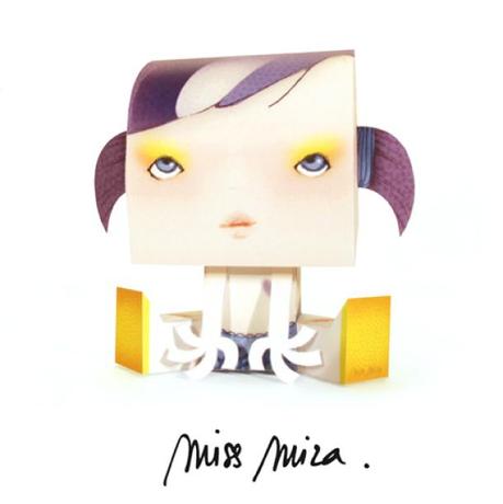 Papertoy Miss Miza